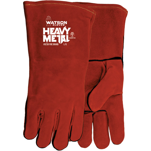 Gants de soudage Fire Brand, Cuir de vache refendu, Taille Taille unique Groupe Generik