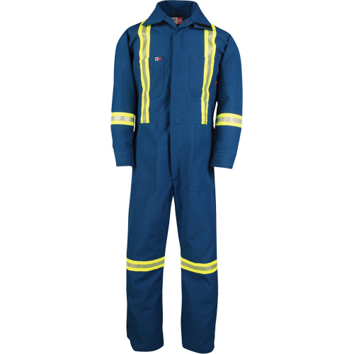 Dupont Nomex&reg; IIIA Deluxe Coveralls, Size 3X-Large (Tall), Royal Blue, 6 cal/cm² Groupe Generik