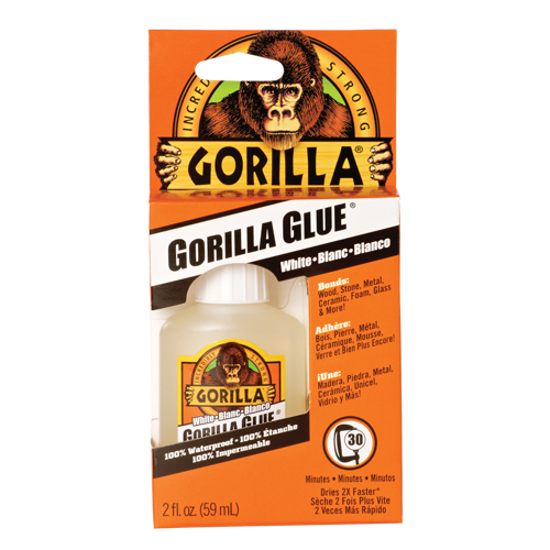 Glue, 2 oz., Squeeze Bottle, White Groupe Generik