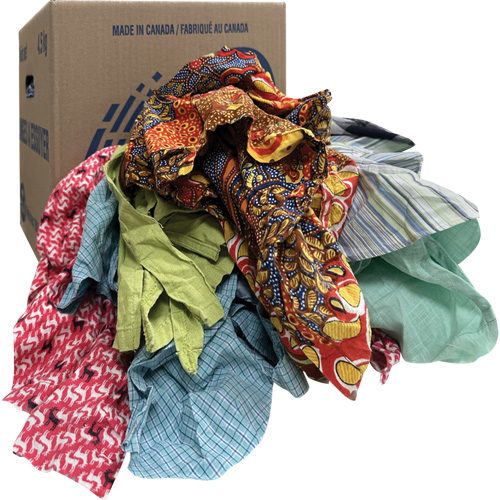 Chiffons d'essuyage, M&eacute;lange de couleurs, 10 lb Groupe Generik