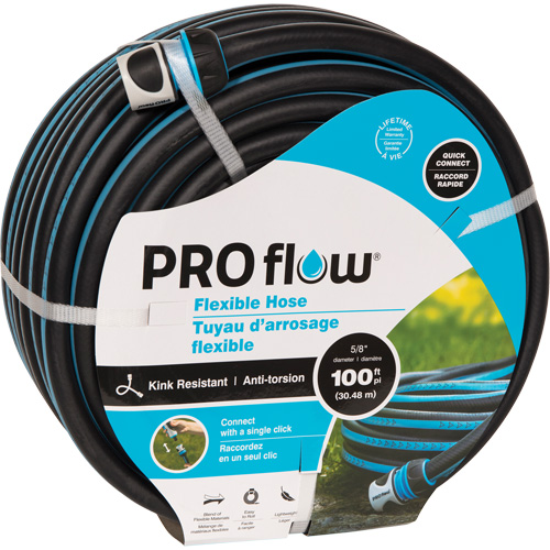 Flexible Hose, Plastic, 5/8" dia. x 50' Groupe Generik