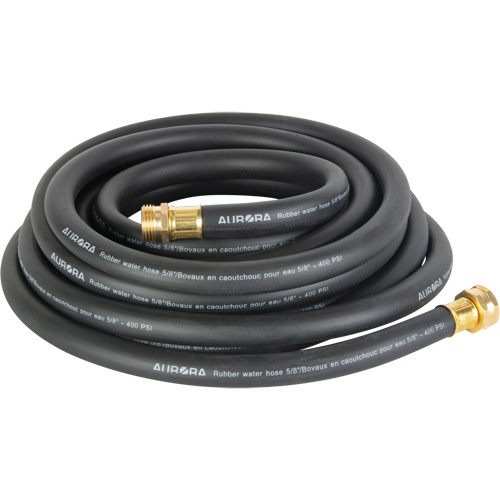 Tuyau en caoutchouc de calibre entrepreneur, Caoutchouc, 5/8" dia x 25' Groupe Generik