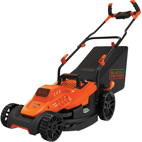Lawn Mower with Comfort Grip Handle, Push Walk-Behind, Electric, 15" Cutting Width Groupe Generik
