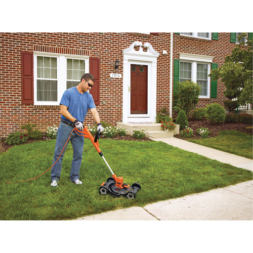 3-in-1 Compact Mower, Push Walk-Behind, Electric, 12" Cutting Width Groupe Generik