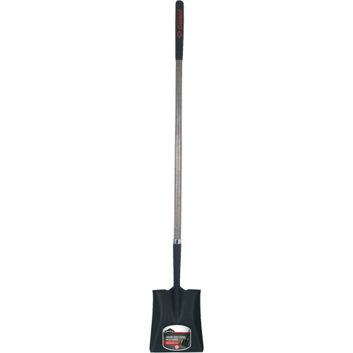 Pelle carr&eacute;e, Bois, Manche en Droite ergonomique, Longueur 62" Groupe Generik