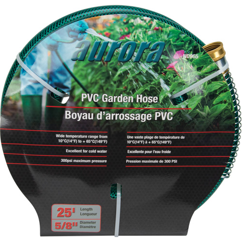 Tuyau de jardin, PVC, 5/8" dia x 25' Groupe Generik