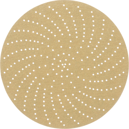 Disque de ponçage net Hookit, dia 6", Grain P320, Oxyde d'aluminium, Poids C Groupe Generik