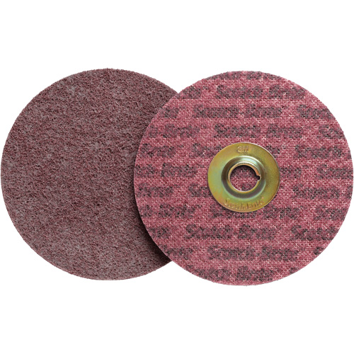 Scotch-Brite Roloc Surface Conditioning Disc, 2" Dia., Medium Grit, Aluminum Oxide Groupe Generik
