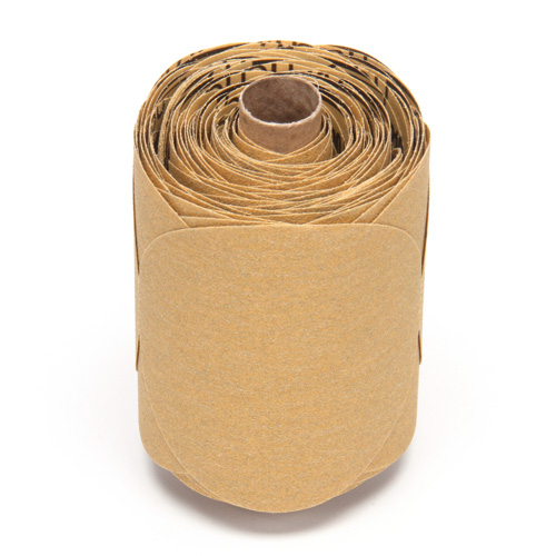Rouleau de disques dor&eacute;s 216U Stikit, Oxyde d'aluminium, 5" la x 52' lo, Grain P100 Groupe Generik