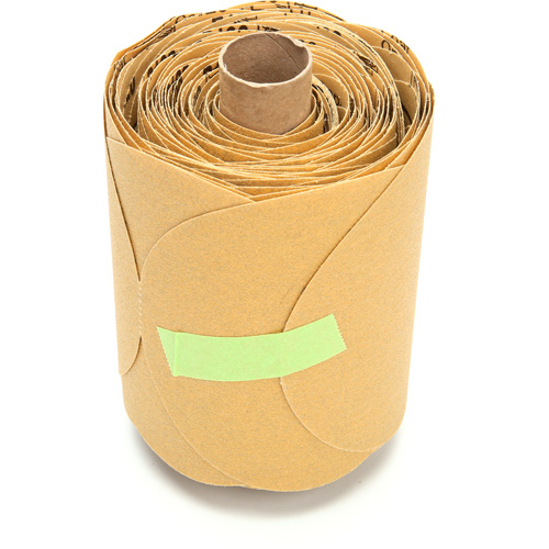 Rouleau de disques dor&eacute;s 216U Stikit, Oxyde d'aluminium, 5" la x 52' lo, Grain P120 Groupe Generik