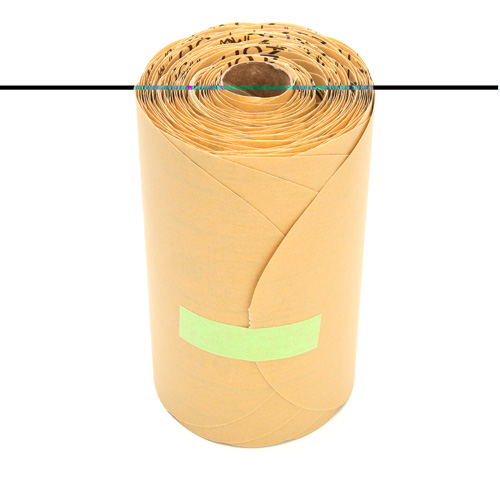 Rouleau de disques dor&eacute;s 216U Stikit, Oxyde d'aluminium, 6" la x 87' lo, Grain P400 Groupe Generik