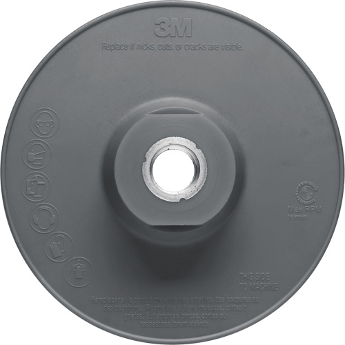 Ribbed Back-Up Pad, 4" Groupe Generik