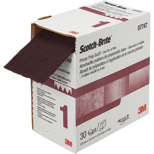 Pr&eacute;paration de la couche d'appr&ecirc;t VFN Scotch-Brite, 4-3/4" x 180", Oxyde d'aluminium Groupe Generik
