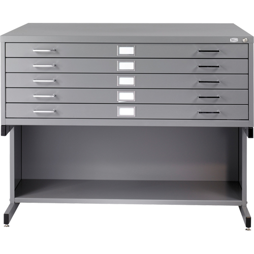 Classeurs en acier pour plans, 5 Tiroirs, 53-3/8" la x 41-3/8" p x 16-1/2" h Groupe Generik