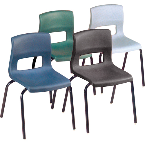 Chaises horizon, Plastique, Bleu Groupe Generik