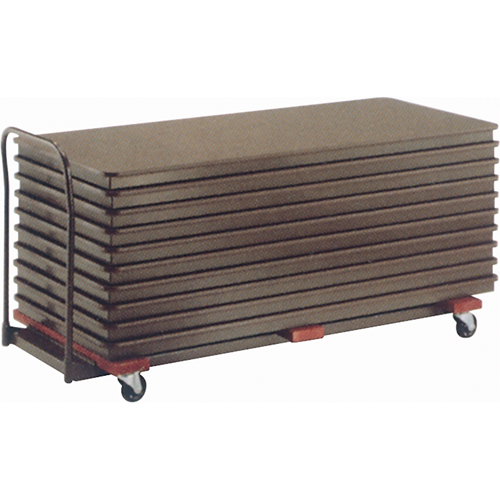 Chariots de table empilables plats, 74" la x 31,25" p x 36,25" h Groupe Generik