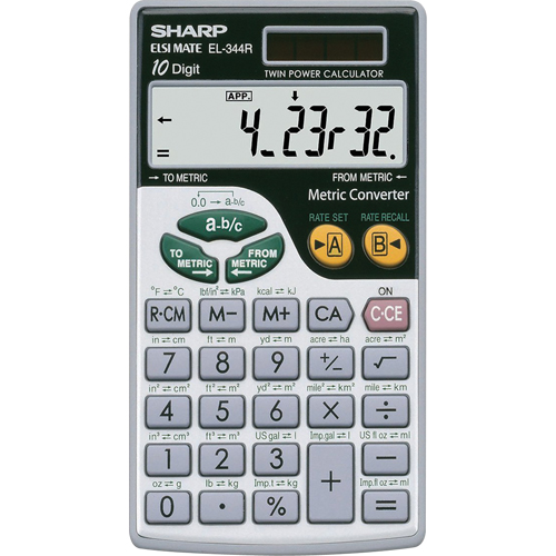Calculatrice m&eacute;trique Groupe Generik