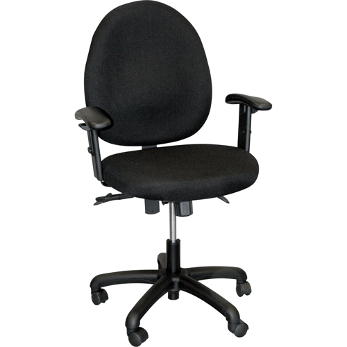 900 Series Mid-Back Ergonomic Steno Chair, Drafting, Adjustable Height, 250 lbs. Capacity Groupe Generik
