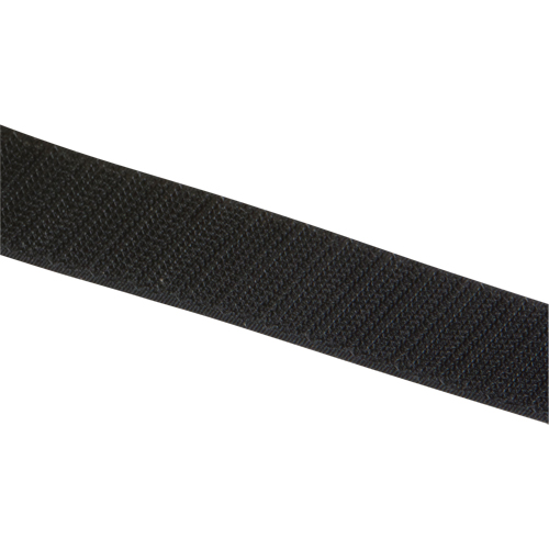 Ruban d'attaches, Crochet, 25 vg x 1", Cousu, Noir Groupe Generik