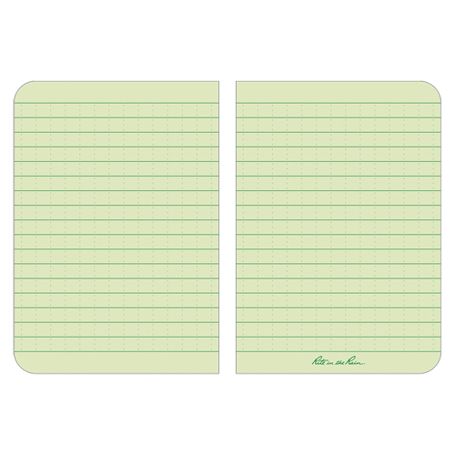 Memo Book, Soft Cover, Green, 112 Pages, 3-1/2" W x 5" L Groupe Generik