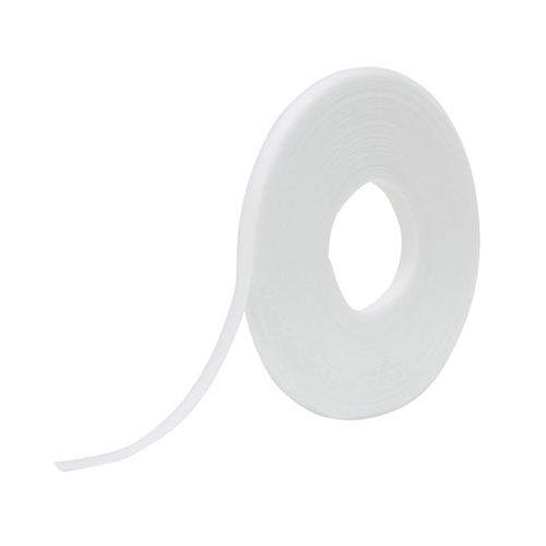 One-Wrap&reg; Fastener Tape, Hook & Loop, 25 yds x 1/2", Self-Grip, White Groupe Generik