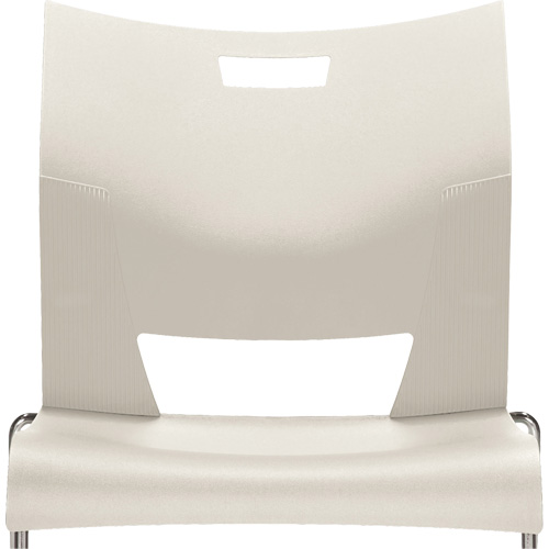 Duet Armless Training Chair, Plastic, 33-1/4" High, 350 lbs. Capacity, White Groupe Generik