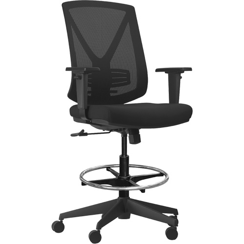 Activ Series Premium Synchro-Tilt Adjustable Chair, Fabric/Mesh, Black, 275 lbs. Capacity Groupe Generik