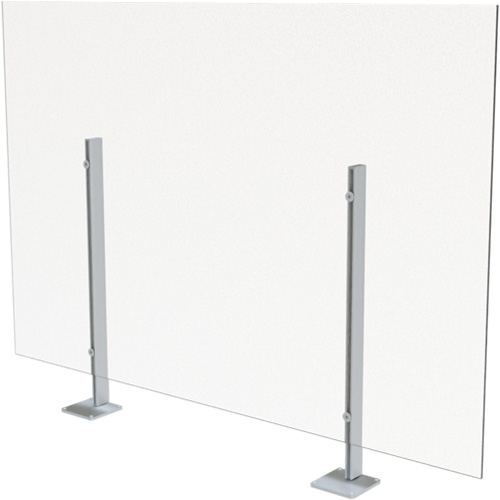 Surface Mount Sneeze Guard, 48" W x 36" H Groupe Generik