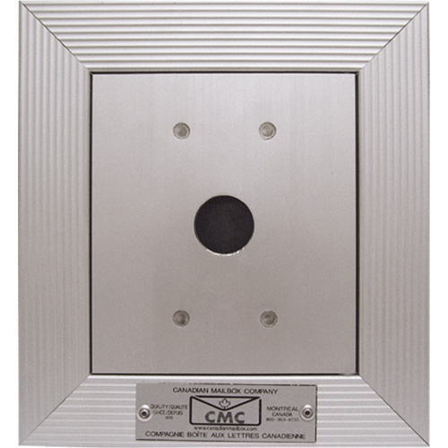Full-Recessed Key Keeper Box, Wall -Mounted, 4-9/16" x 4", Aluminum Groupe Generik