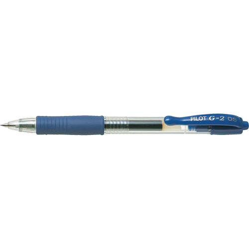G2 Gel Pen, Blue, 0.5 mm, Retractable Groupe Generik