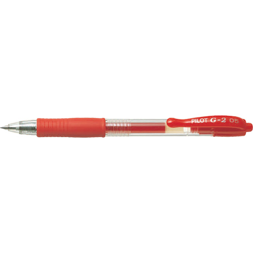 Stylo &agrave; encre gel G2, Rouge, 0,7 mm, R&eacute;tractable Groupe Generik