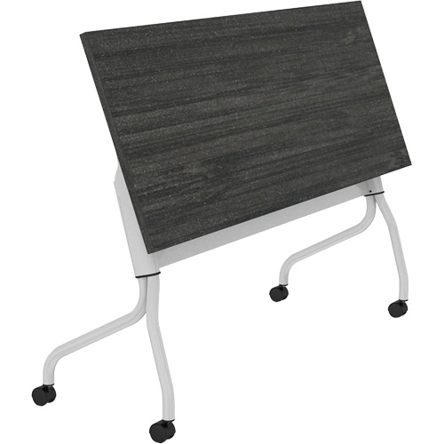Table de formation &agrave; dessus rabattable Newland, 24" lo x 60" la x 29-1/2" h, Brun fonc&eacute; Groupe Generik