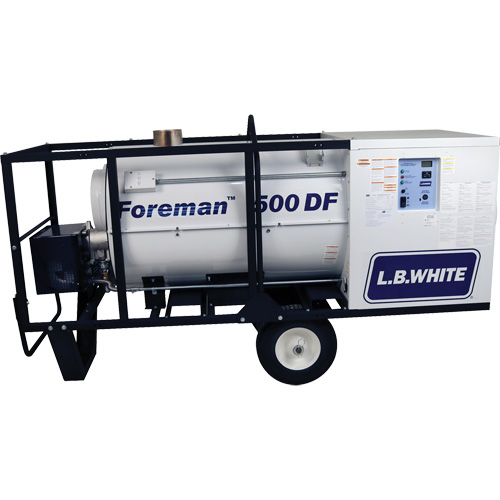 Foreman&reg; 500 Indirect-fired Portable Heater, Radiant Heat, Natural Gas, 500000 BTU/H Groupe Generik