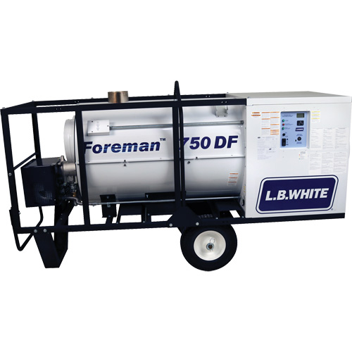 Foreman&reg; 750 Indirect-fired Portable Heater, Radiant Heat, Natural Gas, 750000 BTU/H Groupe Generik