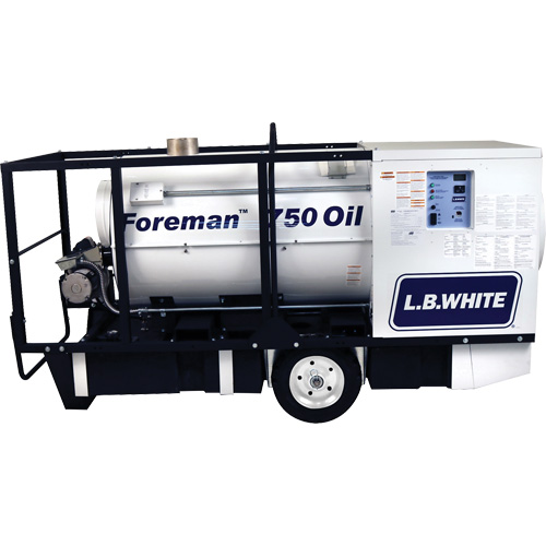 Foreman&reg; 750 Indirect-fired Portable Heater, Oil Filled, Kerosene, 750000 BTU/H Groupe Generik