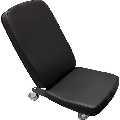 FLEX Mini Industrial Chair, Vinyl, Black, 280 lbs. Capacity Groupe Generik