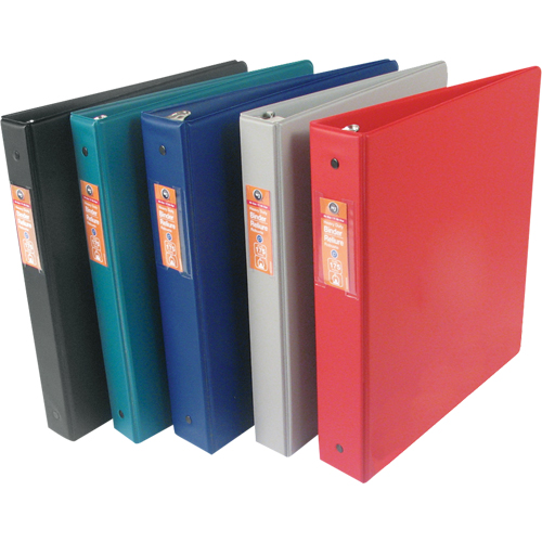 Cartables en vinyle, 11" x 8-1/2" x 1", Vert Groupe Generik
