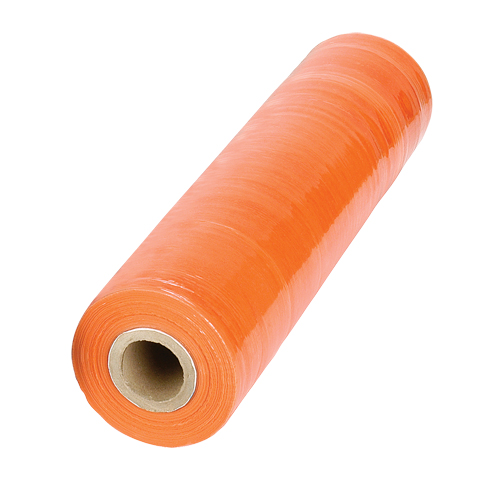 Stretch Wrap, 80 Gauge (20.3 micrometers), 18" x 1000', Orange Groupe Generik