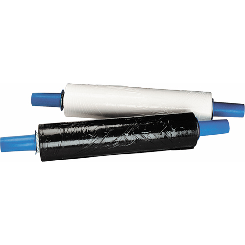 Stretch Wrap, 80 Gauge (20.3 micrometers), 18" x 1000', Opaque White Groupe Generik