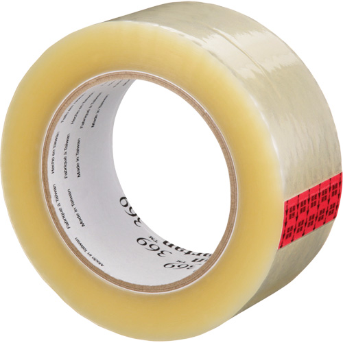 Tartan 369 Box Sealing Tape, Acrylic Adhesive, 1.6 mils, 48 mm (1-22/25") x 100 m (328') Groupe Generik