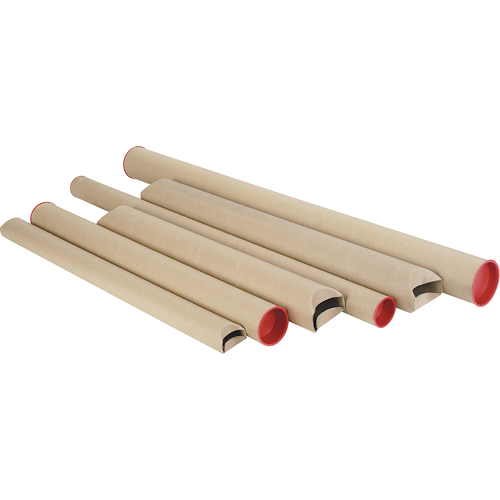 Snap-Seal Mailing Tubes, Round, 3" W x 18" L Groupe Generik