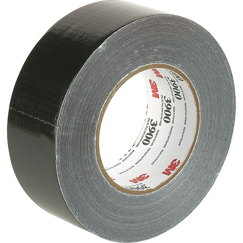 Rubans adh&eacute;sifs 3900 color&eacute;s de cat&eacute;gorie &eacute;conomique, 8 mils, Noir, 48 mm (2") x 55 m (180') Groupe Generik