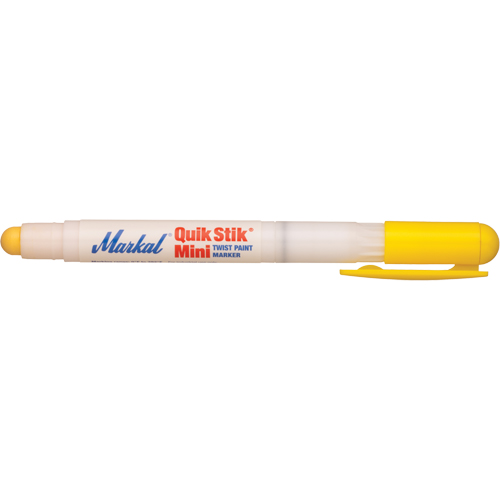 Mini marqueur de peinture Quik Stik, B&acirc;ton plein, Jaune Groupe Generik