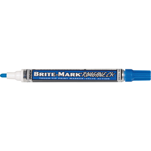 Marqueur RoughNeck Brite-Mark, Liquide, Bleu Groupe Generik