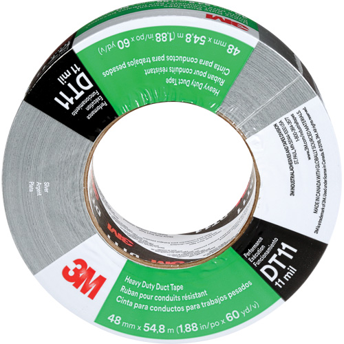 Ruban adh&eacute;sif robuste DT11, 11 mils, Argent, 48 mm (2") x 55 m (180') Groupe Generik