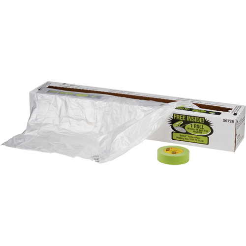 Trousse de pellicule de protection contre les surpulv&eacute;risations et ruban, 400' lo x 16' la, Plastique Groupe Generik