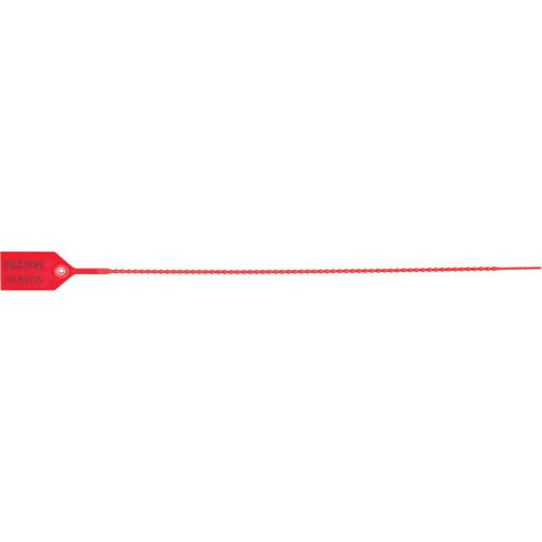 Standard-Duty Security Seal, 15", Plastic, Plastic Seal Groupe Generik