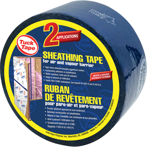 Ruban de rev&ecirc;tement pour entrepreneurs, 60 mm (2-3/8") x 0,0 m (0,0'), Bleu Groupe Generik