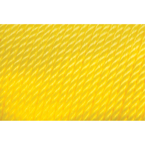 Corde jaune tress&eacute;e 1/4", Polypropyl&egrave;ne, 1300' Groupe Generik