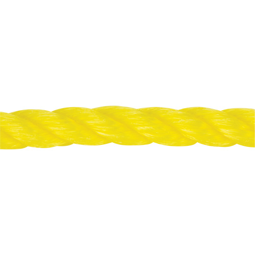 1/2" Braided Yellow Rope, Polypropylene, 335' Groupe Generik